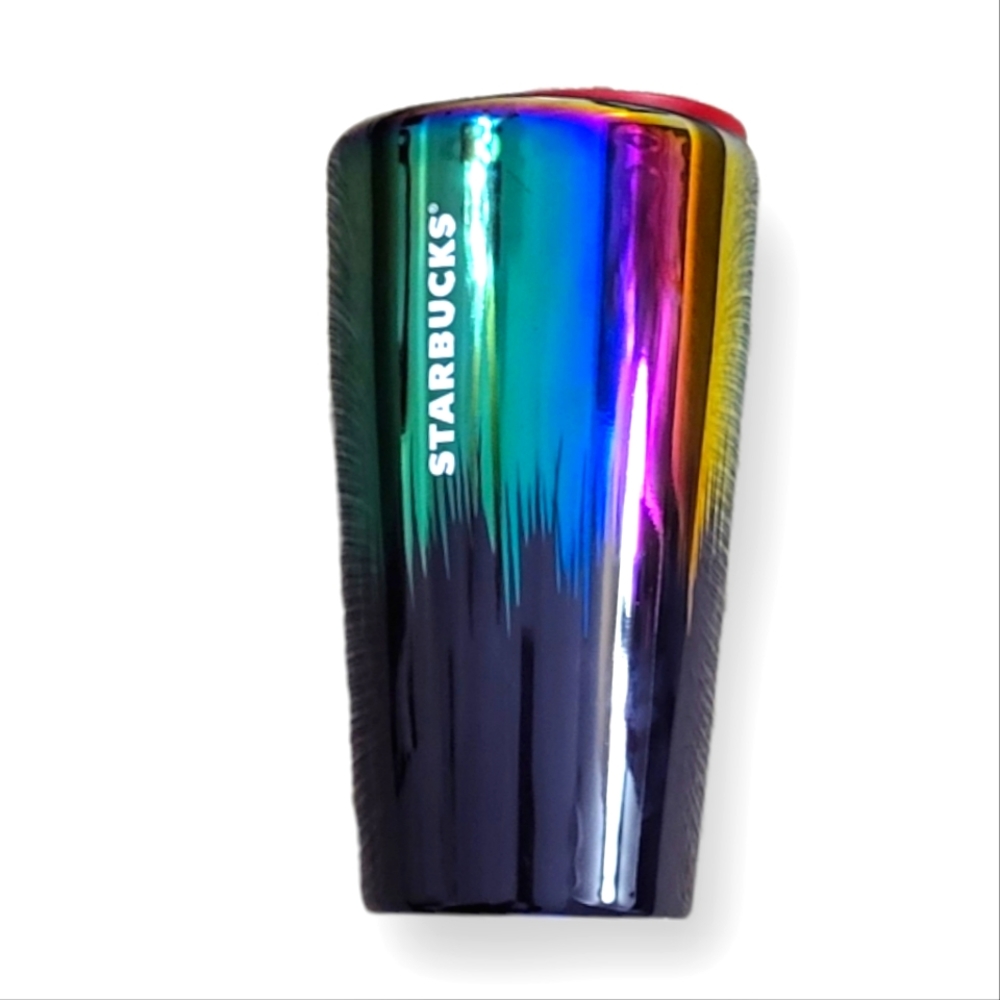 Starbucks Oilslick Tumbler Ceramic Double Wall 12oz Cup 2020